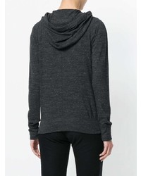 schwarzer Pullover mit einer Kapuze von Nike