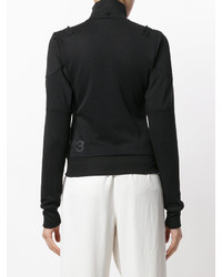 schwarzer Pullover mit einer Kapuze von Y-3