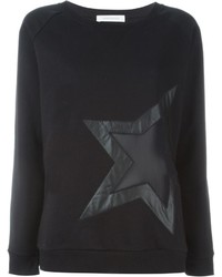 schwarzer Pullover mit Sternenmuster von PIERRE BALMAIN