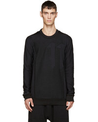 schwarzer Pullover von 11 By Boris Bidjan Saberi