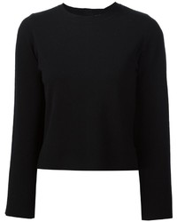 schwarzer Pullover von ADAM by Adam Lippes