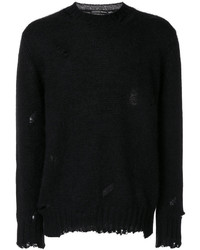 schwarzer Pullover von Alexander McQueen