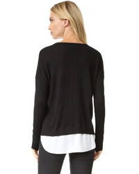 schwarzer Pullover von Feel The Piece