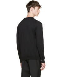 schwarzer Pullover von Alexander McQueen