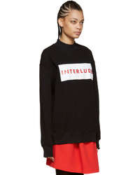 schwarzer Pullover von MSGM