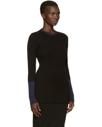 schwarzer Pullover von Victoria Beckham