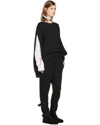 schwarzer Pullover von Ann Demeulemeester