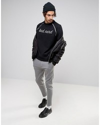 schwarzer Pullover von Cheap Monday