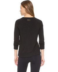 schwarzer Pullover von Charlotte Olympia