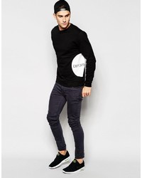 schwarzer Pullover von Asos