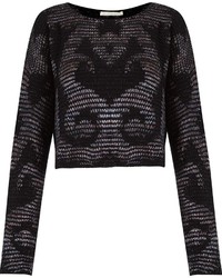schwarzer Pullover von Cecilia Prado