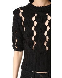 schwarzer Pullover von DKNY