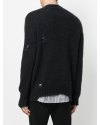 schwarzer Pullover von Alexander McQueen