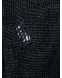 schwarzer Pullover von Alexander McQueen