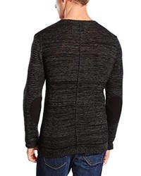 schwarzer Pullover von Eleven Paris