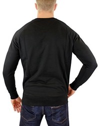 schwarzer Pullover von Eleven Paris
