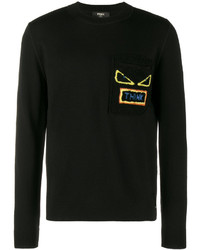 schwarzer Pullover von Fendi