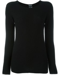schwarzer Pullover von Giorgio Armani