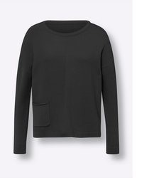 schwarzer Pullover von Heine
