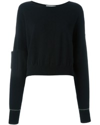 schwarzer Pullover von Helmut Lang