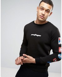 schwarzer Pullover von Hype