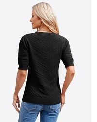 schwarzer Pullover von Imily Bela