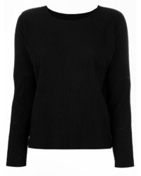 schwarzer Pullover von Issey Miyake