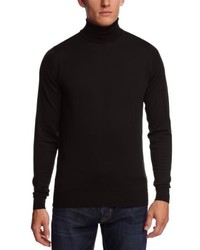 schwarzer Pullover von John Smedley