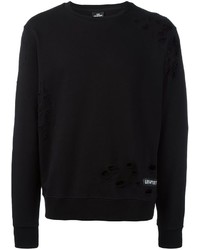 schwarzer Pullover von Les (Art)ists