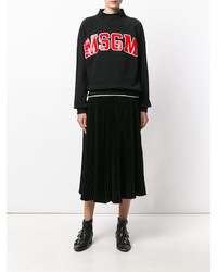 schwarzer Pullover von MSGM