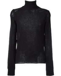 schwarzer Pullover von Maison Margiela