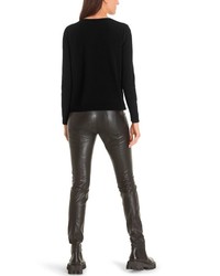 schwarzer Pullover von Marc Cain