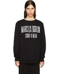 schwarzer Pullover von Marcelo Burlon County of Milan