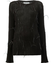 schwarzer Pullover von MARQUES ALMEIDA