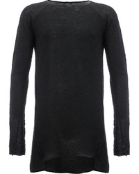 schwarzer Pullover von Masnada