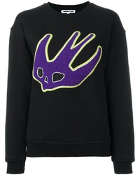 schwarzer Pullover von McQ by Alexander McQueen