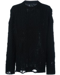 schwarzer Pullover von Miharayasuhiro