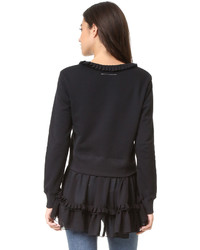 schwarzer Pullover von Maison Margiela