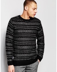 schwarzer Pullover von NATIVE YOUTH