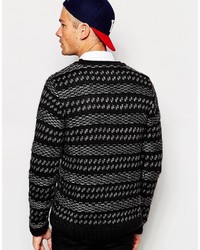 schwarzer Pullover von NATIVE YOUTH