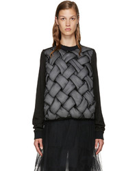 schwarzer Pullover von Noir Kei Ninomiya