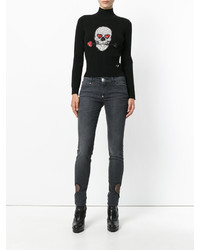 schwarzer Pullover von Philipp Plein