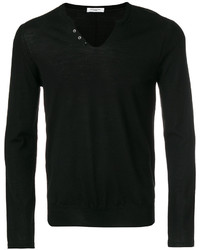 schwarzer Pullover von Paolo Pecora