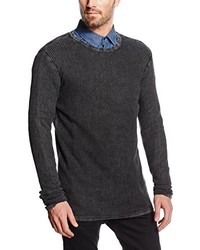 schwarzer Pullover