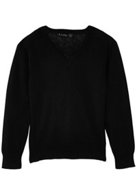 schwarzer Pullover