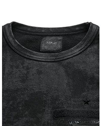 schwarzer Pullover von Replay