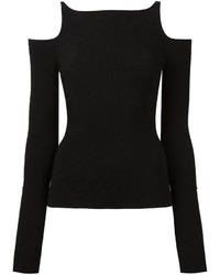 schwarzer Pullover von Roberto Cavalli