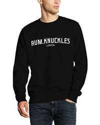 schwarzer Pullover von Rum Knuckles