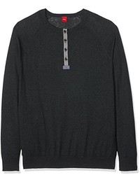schwarzer Pullover von S.Oliver Big Size