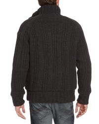 schwarzer Pullover von Schott NYC